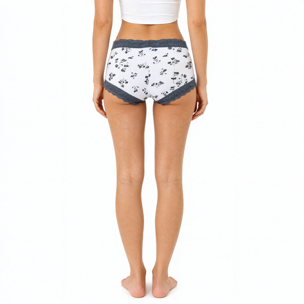 Floral brief back view