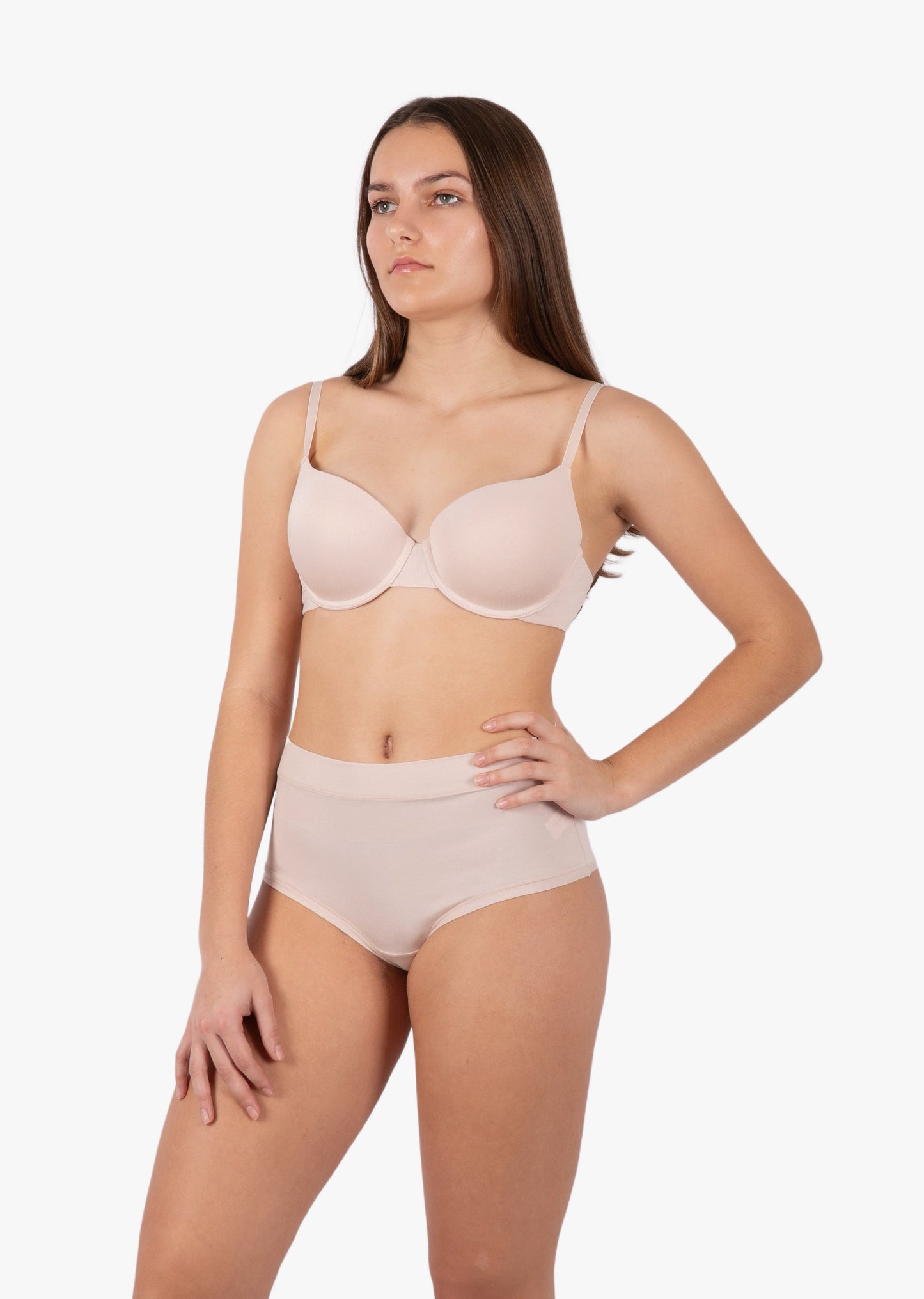 Chic beige bra and panty set from a leading underwear factory, crafted by a top lingerie manufacturer or pajamas manufacturers for comfortable sleepwear